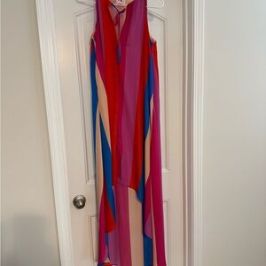 Buddy Love Peach and Pink Dress